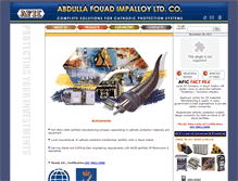Tablet Screenshot of afic-cp.com